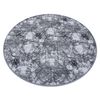 Alfombra Concrete Circulo Hormigón Gris Circulo 100 Cm