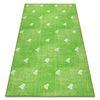 Alfombra Para Niños Hearts Jeans, Vintage Corazones - Verde 200x200 Cm