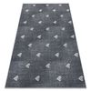 Alfombra Para Niños Hearts Jeans, Vintage Corazones - Gris 150x200 Cm