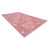 Alfombra Para Niños Hearts Jeans, Vintage - Rosado 170x230 Cm