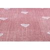 Alfombra Para Niños Hearts Jeans, Vintage - Rosado 300x350 Cm