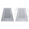 Alfombra Gloss Moderno  2813 27 Elegante, Marco,  Griego Gris 180x270 Cm