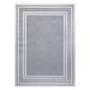 Alfombra Gloss Moderno  2813 27 Elegante, Marco,  Griego Gris 180x270 Cm