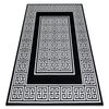 Alfombra Gloss Moderno  6776 85 Elegante, Marco,  Griego Negro / Marfi 180x270 Cm