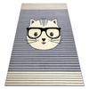 Alfombra Bcf Flash Cat 3999 - Gato Gris 140x190 Cm