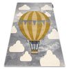 Alfombra Petit Baloon Globo, Nubes Gris 140x190 Cm