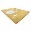 Alfombra Petit Moon Estrellas, Nubes Oro 120x170 Cm