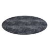 Alfombra Stone Circulo Roca Gris Circulo 100 Cm