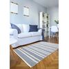 Alfombra Eco Sisal Boho Moroc Líneas 22328 Franjas - Dos Niveles De V 136x190 Cm