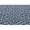 Alfombra Casa Eco Sisal Boho  Diamantes 22084 Azul Oscuro / Crema, Alf 114x170 Cm