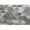 Alfombra Casa Eco Sisal Boho  Triangulos 2816 Crema / Taupe, Alfombra  75x150 Cm