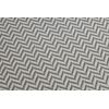 Alfombra Sisalo Sisal Zigzag 2901 Crema / Taupe 180x270 Cm