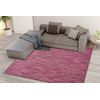 Moderno Fisy Alfombra Sisal 20774 Cuadrícula, Mezcla Rosado 160x220 Cm