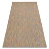 Moderno Fisy Alfombra Sisal 20776 Zigzag, Mezcla Arcoiris De Colores 160x220 Cm