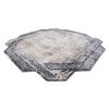 Alfombra Tine 75425b Marco Vintage - Moderno, Forma Irregular Gris / A 195x195 Cm