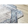 Alfombra Tine 75425a Marco Vintage - Moderno, Forma Irregular Gris / A 195x290 Cm