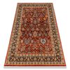 Alfombra Keshan Franjas, Ornamento, Marco Oriental 7573/53577 Burdeos  80x145 Cm