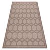 Alfombra House Sisal 40356 Diamantes, Tejido Plano, Efecto Lanoso Beig 180x270 Cm