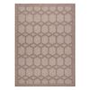 Alfombra House Sisal 40356 Diamantes, Tejido Plano, Efecto Lanoso Beig 180x270 Cm