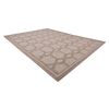 Alfombra House Sisal 40356 Diamantes, Tejido Plano, Efecto Lanoso Beig 180x270 Cm