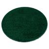 Alfombra Soffi Circulo Shaggy 5cm Botella Verde Circulo 120 Cm