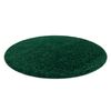 Alfombra Soffi Circulo Shaggy 5cm Botella Verde Circulo 120 Cm