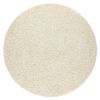 Alfombra Soffi Circulo Shaggy 5cm Crema Circulo 160 Cm