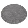 Alfombra Soffi Circulo Shaggy 5cm Gris Circulo 100 Cm