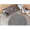 Alfombra Soffi Circulo Shaggy 5cm Gris Circulo 100 Cm