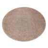 Alfombra Soffi Circulo Shaggy 5cm Beige Circulo 160 Cm