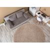 Alfombra Soffi Circulo Shaggy 5cm Beige Circulo 160 Cm