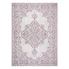 Alfombra Color 47295260 Sisal Ornamento, Marco Beige / Violet 200x290 Cm