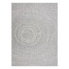 Alfombra Sisal Flat 48832637 Circulos, Puntos Gris / Crema 140x200 Cm