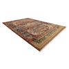 Alfombra Keshan Franjas, Ornamento Oriental 7518/53528 Beige / Azul Os 250x340 Cm