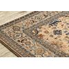 Alfombra Keshan Franjas, Oriental Clásico 7521/53555 Beige / Azul Osc 250x340 Cm