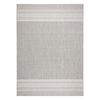 Alfombra Sisal Flat 48829637 Espina De Pescado Gris 140x200 Cm