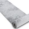 Alfombra De Pasillo Structural Mefe 6182 Dos Niveles De Vellón Gris 6 60x110 Cm