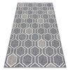 Alfombra Spring 20404332 Sisal Hexagonal, Bucle - Gris  140x200 Cm