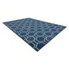 Alfombra Spring 20404994 Sisal Hexagonal, Bucle - Azul 140x200 Cm