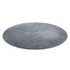 Alfombra Moderna Y Lavable Latio 71351070 Circulo Gris Circulo 80 Cm