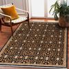 Alfombra Keshan Franjas, Oriental Clásico 7680/53511 Beige / Azul Osc 250x340 Cm