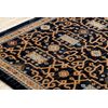 Alfombra Keshan Franjas, Oriental Clásico 7680/53511 Beige / Azul Osc 250x340 Cm