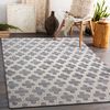 Alfombra Core W6764 Enrejado Trébol Marroquí - Estructural, Dos Nive 180x270 Cm