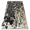 Alfombra De Luxe Moderna 2079 Pavimentación Ladrillo - Structural Oro 240x340 Cm