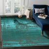 Alfombra De Luxe Moderna 2083 Ornamento Vintage - Structural Verde / G 180x270 Cm