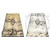 Alfombra De Luxe Moderna 2083 Ornamento Vintage - Structural Oro / Gri 200x290 Cm