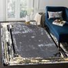 Alfombra De Luxe Moderna 628 Ornamento Vintage - Structural Gris / Oro 140x190 Cm