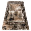 Alfombra De Luxe Moderna 634 Marco Vintage - Structural Gris / Oro 140x190 Cm