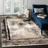 Alfombra De Luxe Moderna 634 Marco Vintage - Structural Gris / Oro 140x190 Cm