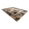 Alfombra De Luxe Moderna 634 Marco Vintage - Structural Gris / Oro 180x270 Cm